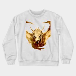 Chinese Dragon: Dragons are Cool, Chinese New Year, Year of the Dragon  on a light (Knocked Out) background Crewneck Sweatshirt